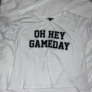 White 'Oh Hey Gameday' T-Shirt